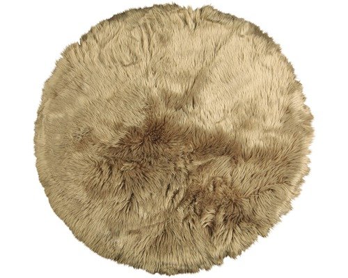 Ligkussen Beige imitatiebont